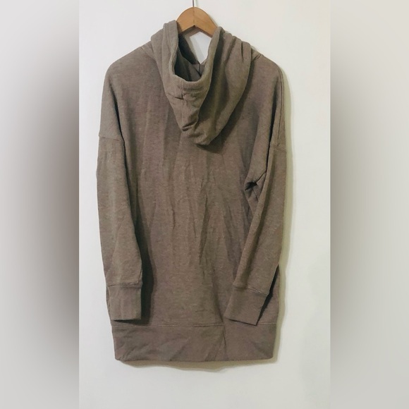 Aerie women’s soft hoodie side zip long reglan sleeves brown.M - Picture 3 of 4